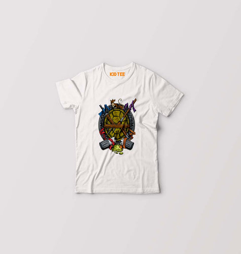 TMNT Kids T-Shirt for Boy/Girl-White-Ektarfa.online