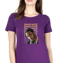 Load image into Gallery viewer, Travis Scott T-Shirt for Women-XS(32 Inches)-Purple-Ektarfa.online
