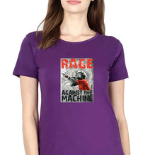 Load image into Gallery viewer, Rage Against The Machine T-Shirt for Women-Purple-Ektarfa.online
