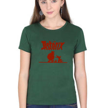 Load image into Gallery viewer, Asterix T-Shirt for Women-Dark Green-Ektarfa.online
