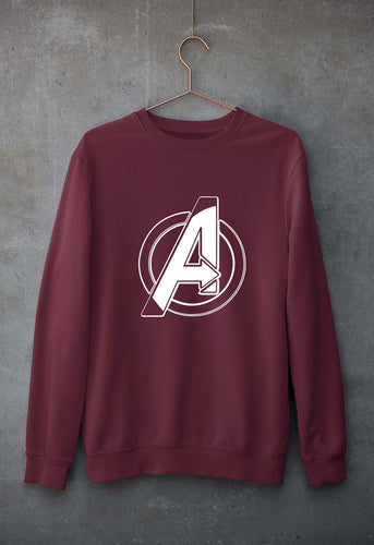 Avengers Unisex Sweatshirt for Men/Women-Maroon-Ektarfa.online