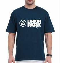 Load image into Gallery viewer, Linkin Park Oversized T-Shirt for Men-Petrol Blue-Ektarfa.online
