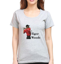 Load image into Gallery viewer, Tiger Woods T-Shirt for Women-Grey Melange-Ektarfa.online
