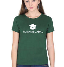 Load image into Gallery viewer, IIM A Ahmedabad T-Shirt for Women-Dark Green-Ektarfa.online
