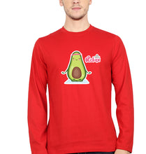 Load image into Gallery viewer, Avocado Relax Full Sleeves T-Shirt for Men-red-Ektarfa.online
