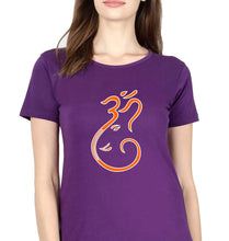 Load image into Gallery viewer, Ganpati JI(Ganesh) T-Shirt for Women-Purple-Ektarfa.online
