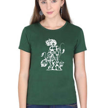Load image into Gallery viewer, Hanuman Ji (God) T-Shirt for Women-Dark Green-Ektarfa.online
