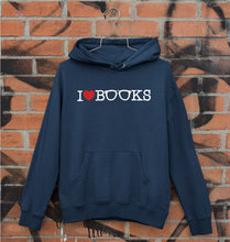 Load image into Gallery viewer, Love Books Unisex Hoodie for Men/Women-Navy Blue-Ektarfa.online
