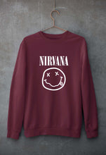 Load image into Gallery viewer, Nirvana Unisex Sweatshirt for Men/Women-Maroon-Ektarfa.online
