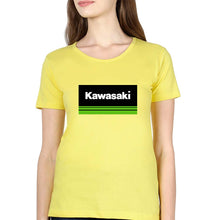 Load image into Gallery viewer, Kawasaki T-Shirt for Women-Yellow-Ektarfa.online
