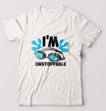 Load image into Gallery viewer, Swimming T-Shirt for Men-White-Ektarfa.online
