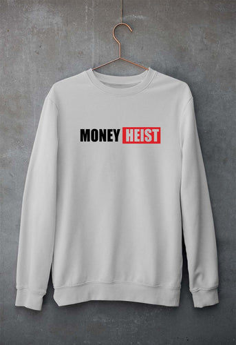 Money Heist Unisex Sweatshirt for Men/Women-Grey Melange-Ektarfa.online