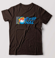 Load image into Gallery viewer, Hindustan Aeronautics Limited (HAL) T-Shirt for Men-Coffee Brown-Ektarfa.online
