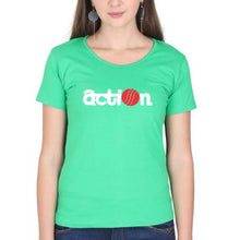 Load image into Gallery viewer, Action T-Shirt for Women-flag green-Ektarfa.online
