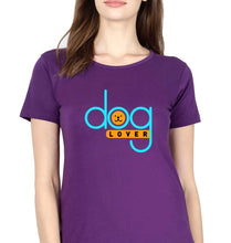 Load image into Gallery viewer, Dog Lover T-Shirt for Women-Purple-Ektarfa.online
