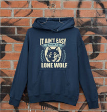 Load image into Gallery viewer, Wolf Unisex Hoodie for Men/Women-Navy Blue-Ektarfa.online
