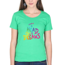 Load image into Gallery viewer, Coldplay T-Shirt for Women-flag green-Ektarfa.online
