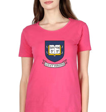 Load image into Gallery viewer, Yale University T-Shirt for Women-Pink-Ektarfa.online
