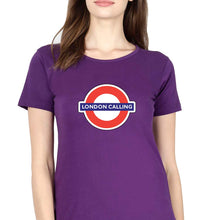 Load image into Gallery viewer, London Calling T-Shirt for Women-Purple-Ektarfa.online
