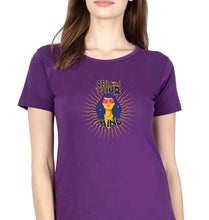 Load image into Gallery viewer, Psychedelic Mind T-Shirt for Women-Purple-Ektarfa.online
