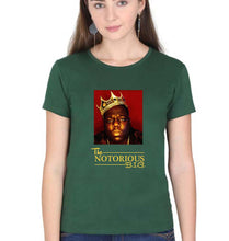 Load image into Gallery viewer, The Notorious Big T-Shirt for Women-Dark Green-Ektarfa.online
