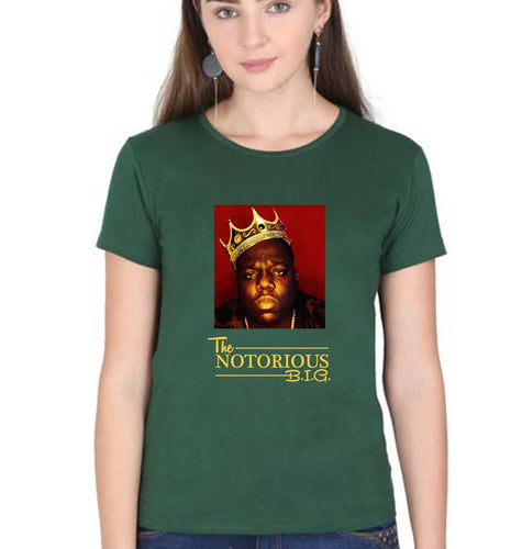 The Notorious Big T-Shirt for Women-Dark Green-Ektarfa.online