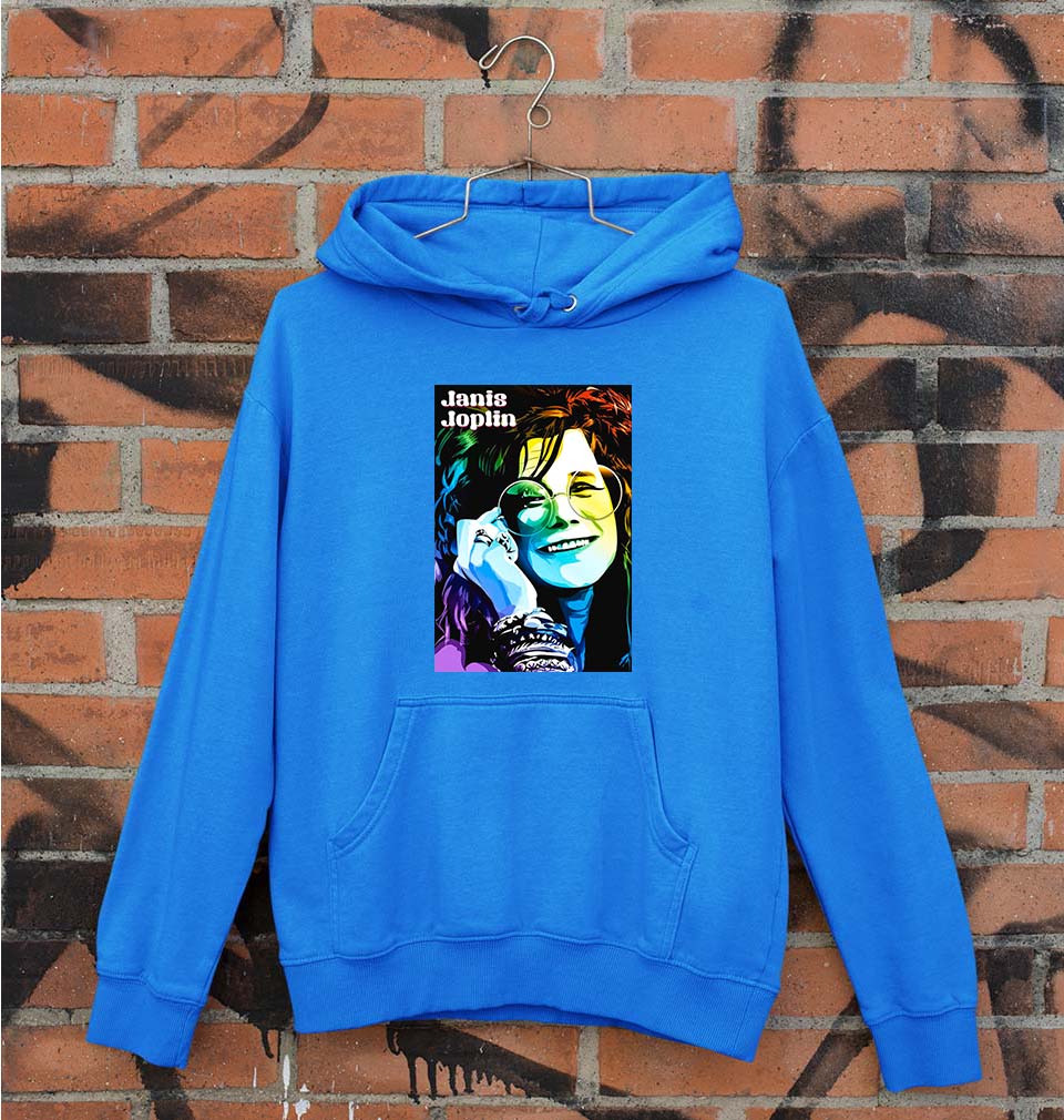 Janis Joplin Unisex Hoodie for Men/Women-Royal Blue-Ektarfa.online