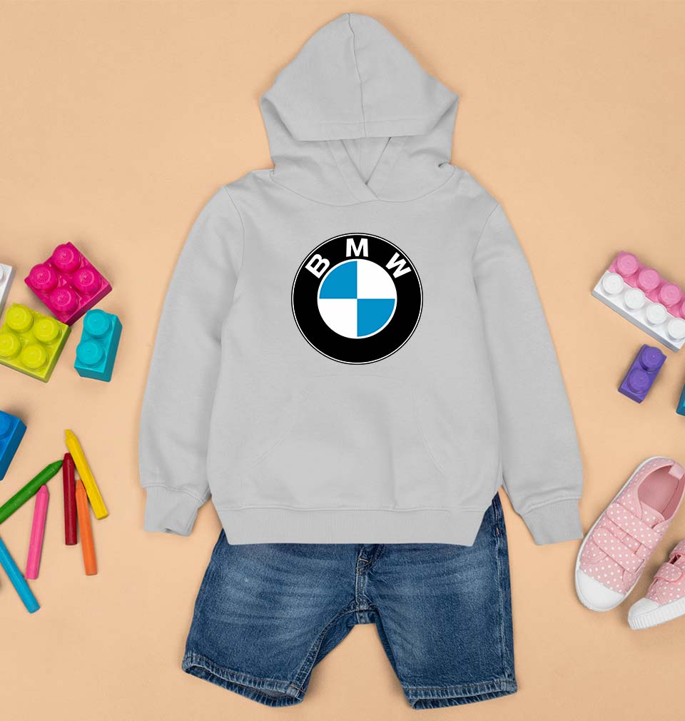 BMW Kids Hoodie for Boy/Girl-Grey-Ektarfa.online