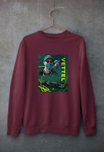 Load image into Gallery viewer, Sebastian Vettel F1 Unisex Sweatshirt for Men/Women-S(40 Inches)-Maroon-Ektarfa.online
