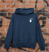 Load image into Gallery viewer, off white Unisex Hoodie for Men/Women-Navy Blue-Ektarfa.online
