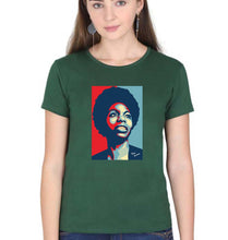 Load image into Gallery viewer, Nina Simone T-Shirt for Women-Dark Green-Ektarfa.online
