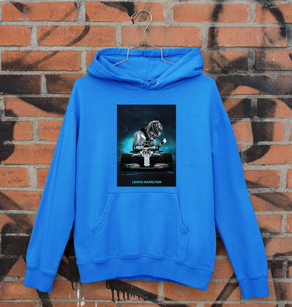 Lewis Hamilton F1 Unisex Hoodie for Men/Women-S(40 Inches)-Royal Blue-Ektarfa.online