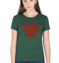 Load image into Gallery viewer, Lightning McQueen T-Shirt for Women-Dark Green-Ektarfa.online
