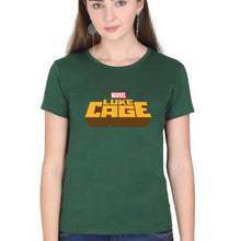 Load image into Gallery viewer, Luke Cage T-Shirt for Women-Dark Green-Ektarfa.online
