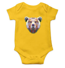 Load image into Gallery viewer, TRIANGLE_BEAR Kids Romper For Baby Boy/Girl-0-5 Months(18 Inches)-Yellow-Ektarfa.online
