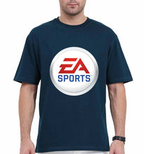 Load image into Gallery viewer, EA Sports Oversized T-Shirt for Men-Petrol Blue-Ektarfa.online
