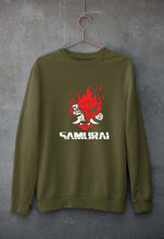 Load image into Gallery viewer, Cyberpunk Samurai Unisex Sweatshirt for Men/Women-Olive Green-Ektarfa.online
