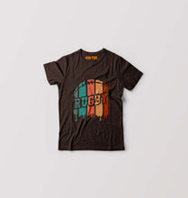 Load image into Gallery viewer, Rugby Kids T-Shirt for Boy/Girl-Coffee Brown-Ektarfa.online

