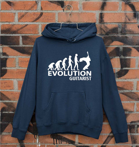 Guitarist Unisex Hoodie for Men/Women-Navy Blue-Ektarfa.online