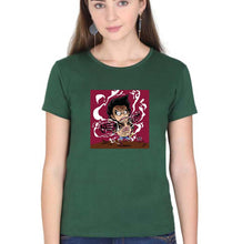 Load image into Gallery viewer, Monkey D. Luffy T-Shirt for Women-Dark Green-Ektarfa.online
