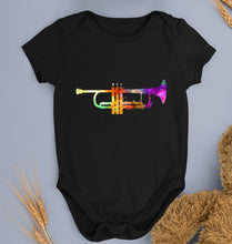 Load image into Gallery viewer, Trumpet Kids Romper For Baby Boy/Girl-0-5 Months(18 Inches)-Black-Ektarfa.online
