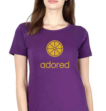 Load image into Gallery viewer, Adored T-Shirt for Women-Purple-Ektarfa.online
