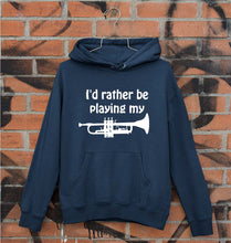 Load image into Gallery viewer, Trumpet Love Unisex Hoodie for Men/Women-Navy Blue-Ektarfa.online
