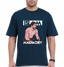 Load image into Gallery viewer, Islam Makhachev Oversized T-Shirt for Men-Petrol Blue-Ektarfa.online
