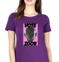 Load image into Gallery viewer, Igor T-Shirt for Women-Purple-Ektarfa.online

