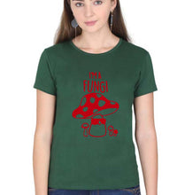Load image into Gallery viewer, Mushroom T-Shirt for Women-Dark Green-Ektarfa.online
