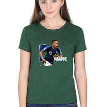 Load image into Gallery viewer, Kylian Mbappé T-Shirt for Women-Dark Green-Ektarfa.online
