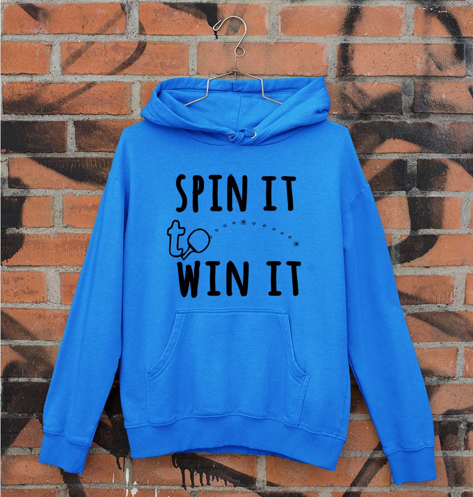 Table Tennie (TT) Unisex Hoodie for Men/Women-Royal Blue-Ektarfa.online