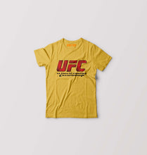 Load image into Gallery viewer, UFC Kids T-Shirt for Boy/Girl-Golden Yellow-Ektarfa.online
