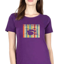 Load image into Gallery viewer, Drummer Papa T-Shirt for Women-Purple-Ektarfa.online
